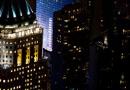  NYC and Las Vegas from above, at night - 
